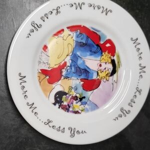 More me, less you plate